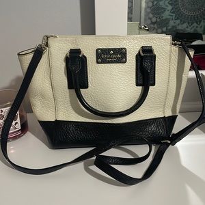 Black and White Kate Space Handbag / Crossbody